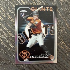 2024 Topps Chrome Lightboard Logo Tyler Fitzgerald RC