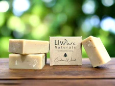 Livpure handmade soap bars - Cedar Wood