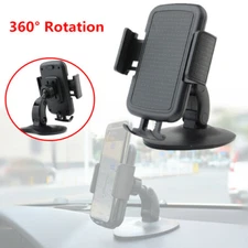 360° Rotation Car SUV Dashboard Panel 3-6" Phone Holder GPS Mount Stand Bracket