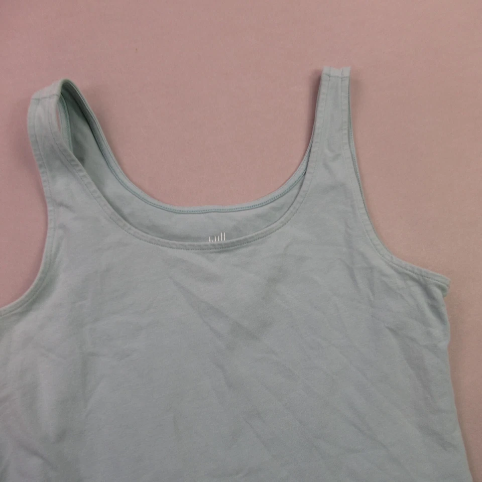 Camisa J Jill Mujer Pequeña Sin Mangas Pullover Top Informal Ligera Verde Foto 2 de 4