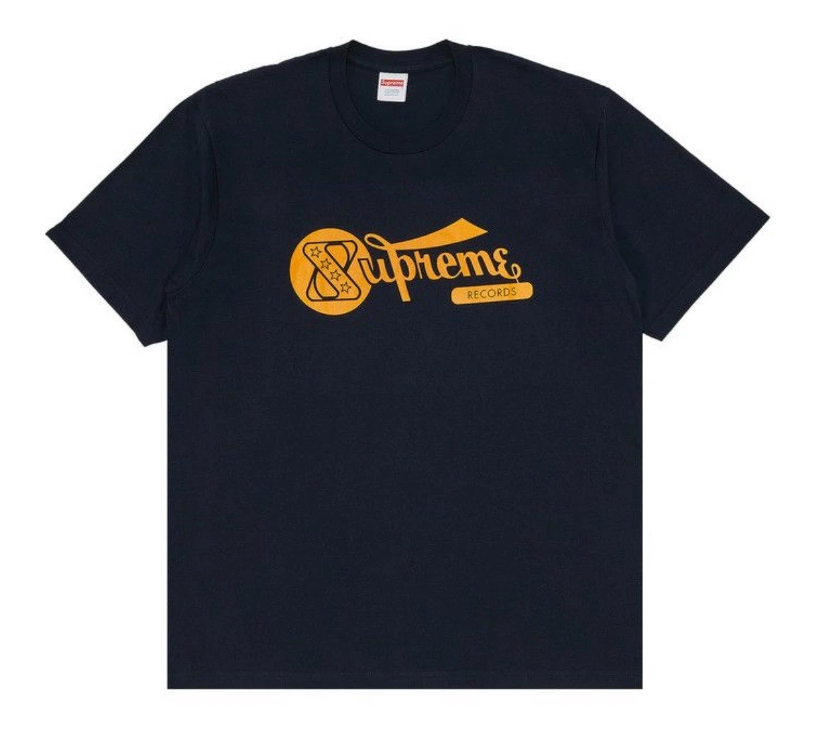Tee shirt Supreme Records   Couleur : Marine   Taille XL