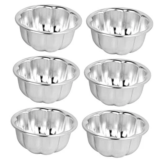 Cup Cake Molds Aluminum for Jello Nonstick Pudding Pan Cupcake Muffin Cups