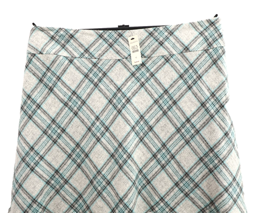 NWT TALBOTS Women's Wool Viscose A-Line Skirt Argyle Multicolor Size 12 $99.00 - Picture 3 of 18