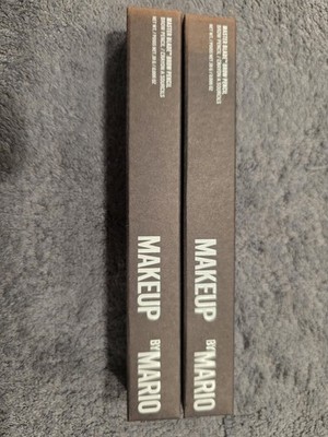 2x Mario Master Blade Brow Pencil ~ Brown Black ~ 0.18 g / 0.006 oz ~
