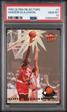 1992 ULTRA REJECTORS #3 HAKEEM OLAJUWON PSA 10