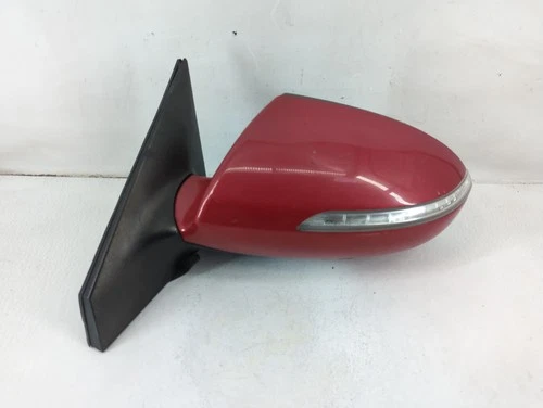 2011-2016 Kia Sportage Driver Left Side View Power Door Mirror Red XOC4D