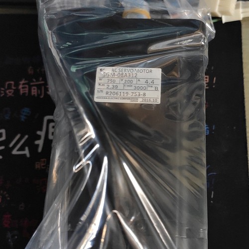 one yaskawa USED SGM-08A312 Servo Motor FREE SHIPPING