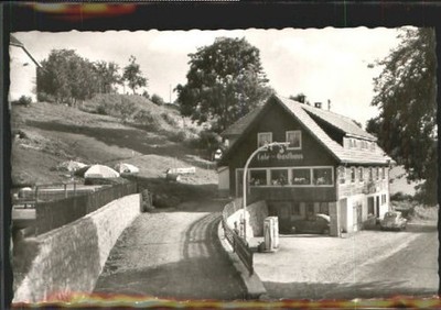 Vogelbach b. St. Blasien Gasthof Cafe Vogelbacher Hof 1950