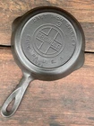 Griswold Cast Iron #3 Large Block Logo Skillet w/ Heat Ring