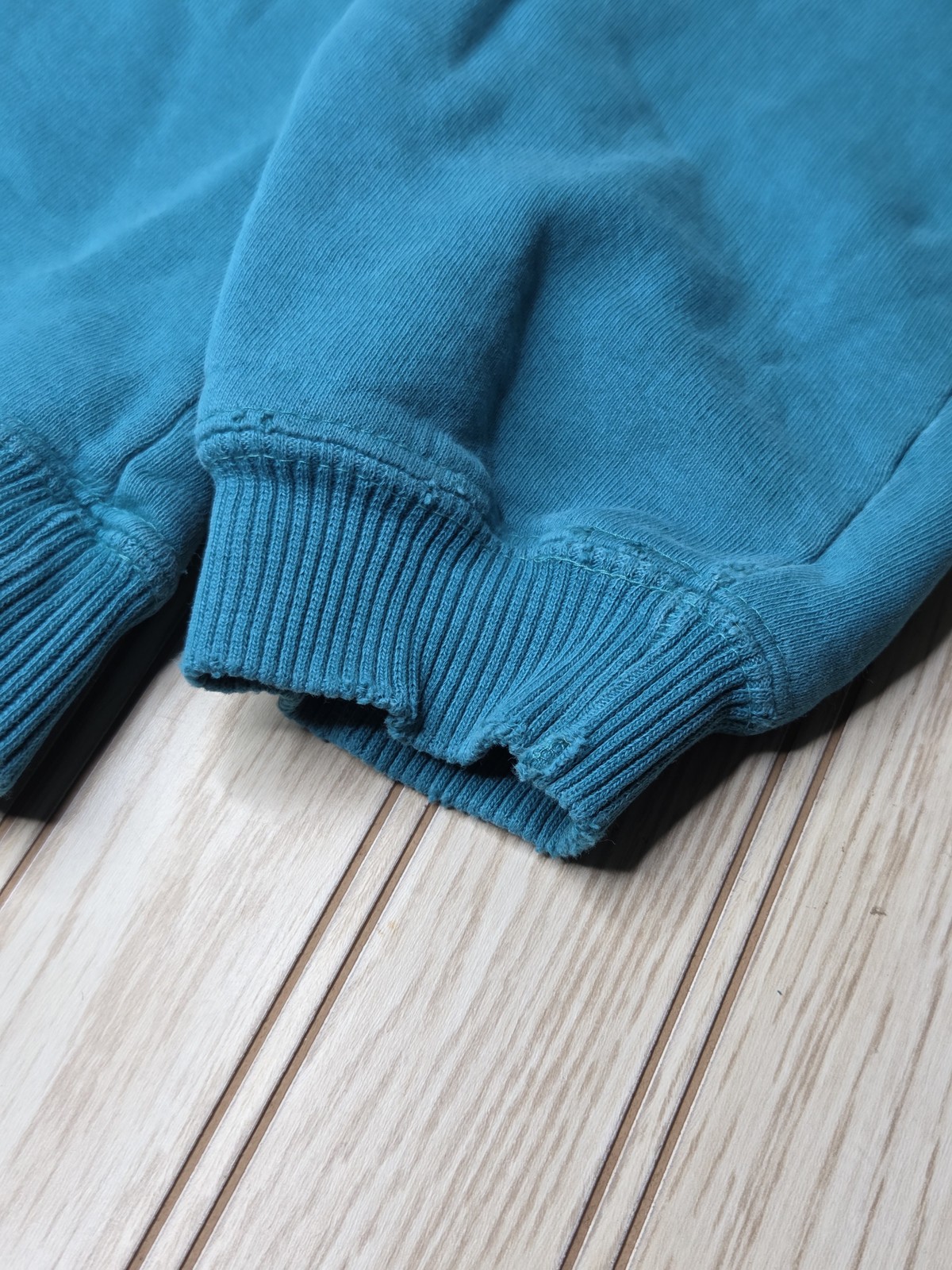 Vintage Izod Lacoste Sweatshirt Men's Large Teal Crewneck Shirt USA thumbnail 4