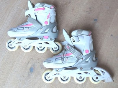 Raven Profession AT Inlineskates Gr. M (35-39) guter Zustand, weiß/ grau/ pink 