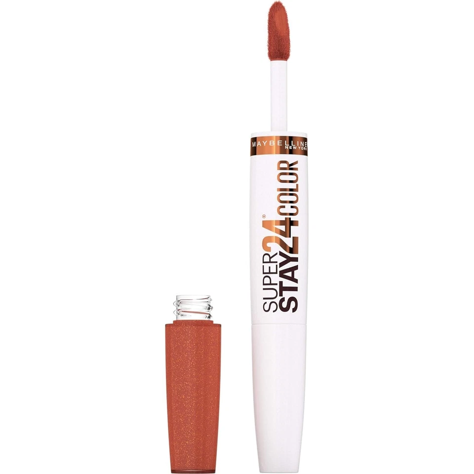 2-Step SuperStay Liquid Lipstick - Hushed Hazelnut with Micro-Flex Comfort - Image 3 of 4