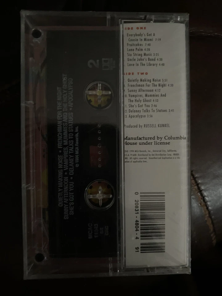 JIMMY BUFFETT - FRUITCAKES (Cassette, 1994, MCA/Columbia House)Crack On Case - Image 2 of 3