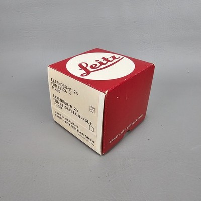 Vintage BOX ONLY Leitz For Leica Extender R 2x 11236 BOX w/ Foam