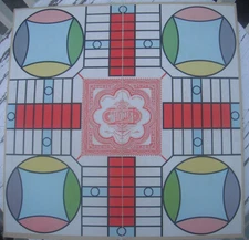 PARCHEESI Vintage GAME BOARD  Selchow & Richter c.1959