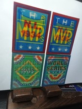 1990 Sportflics baseball 3D cards 4 in lot 2 MVP 2 World Series