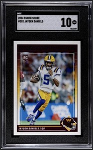 2024 Score - Rookies Jayden Daniels #302 (RC) SGC 10