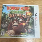 Nintendo Donkey Kong Country Returns 3D Nintendo 3DS NTSC-U/C Manual Included