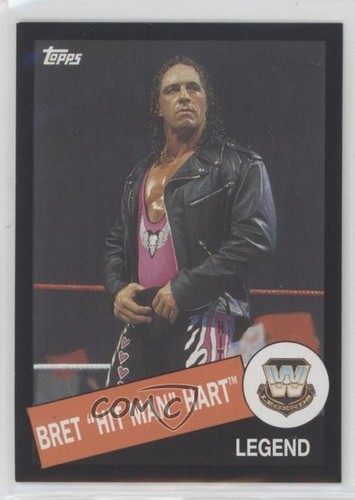 2015 Topps Heritage WWE Legend Black Bret Hart Bret Hit Man Hart #6 0o5t - Picture 1 of 3