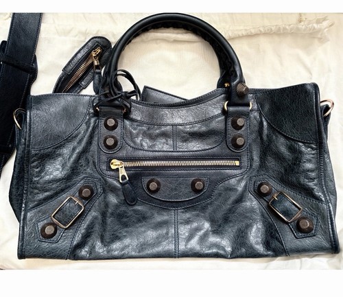 Balenciaga Part Time Giant 21 Anthracite with Rose Gold Hardware