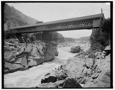Photo:Tucker Toll Bridge, Bellows Falls, Vt.