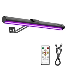 Black Light for Blacklight Tapestry,15'' Rechargeable Blacklight Picture Light w