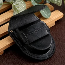 Portable Pocket Watch Leather Storage Bag Case Pouch Holder