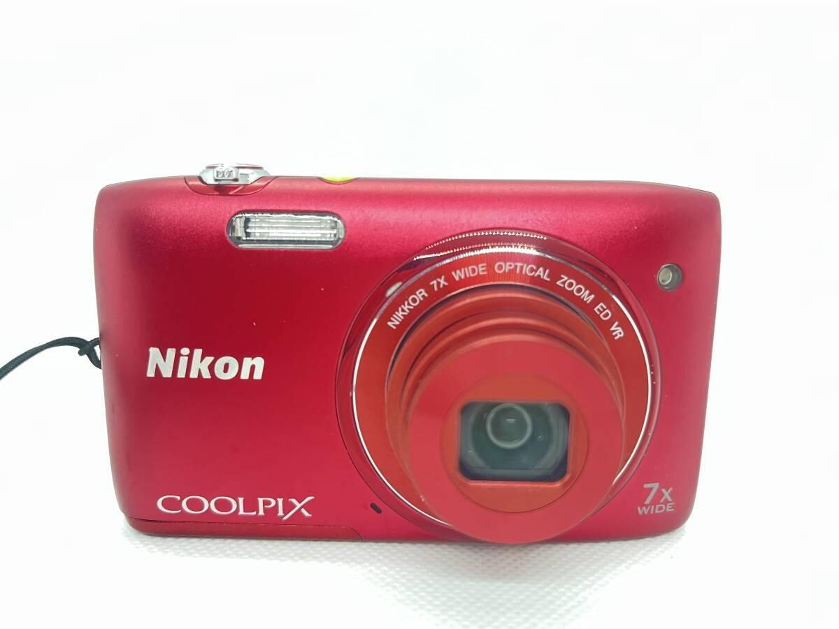 Nikon COOLPIX S3500 赤 N.MINT Nikon COOLPIX S3500 Red Digital Camera 20.1MP 2.7in