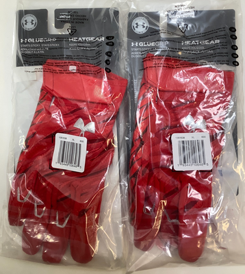 Under Armour Spotlight Glue Grip Football Gloves, Adult, X-Large