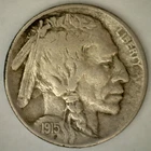 1915 Buffalo Indian Head Nickel Very Fine Circulated Condition US Type Coin 5c