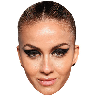Natasha Poonawalla (Make Up) Celebrity Mask, Flat Card Face, Fancy Dress Mask