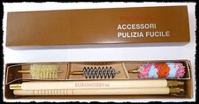 kit pulizia armi canna fucile da caccia asta scovoli fucili tiro a volo