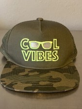 Kids Cool Vibes Camouflage Adjustable Snapback Cap Hat