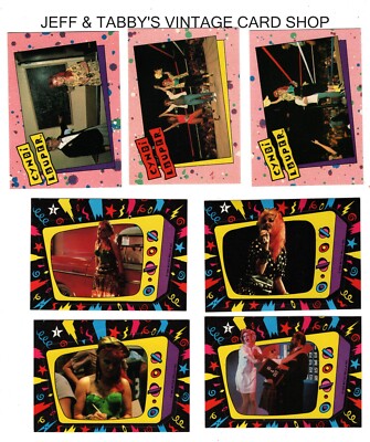 1985 TOPPS CYNDI LAUPER CARDS, STICKERS/C DROP DOWN MENU FOR CARD U WILL RECEIVE