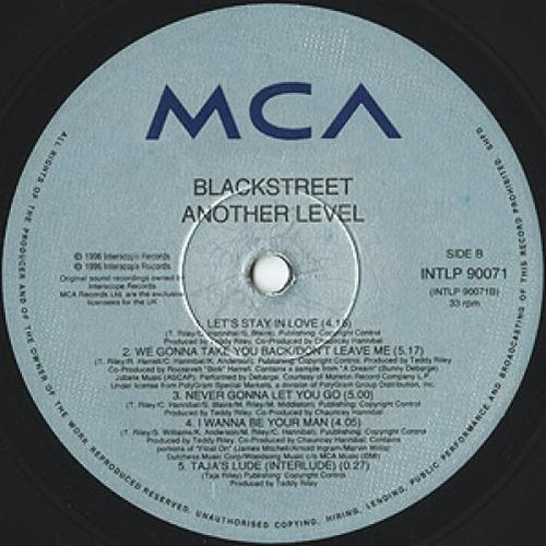 Blackstreet Another Level 2LP Vinyl 1996 UK Original Interscope INTLP 90071 - Picture 3 of 3