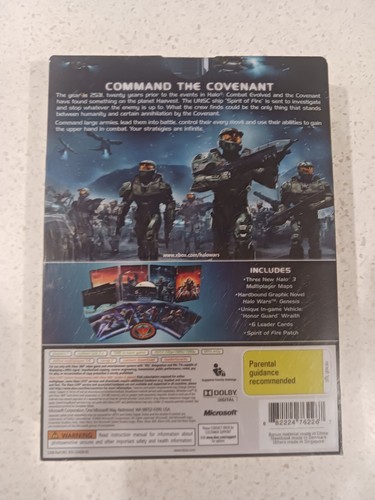 Halo Wars Limited Edition Xbo 360 Game Steelbook Edition Disk + Contents, Rare - Picture 3 of 16