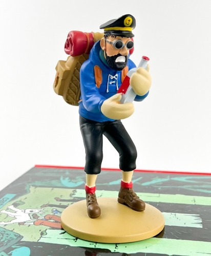 HERGE TINTIN C. Haddock with Empty Bottle Resin Standing Figure Figurine 12cm - Picture 5 of 5