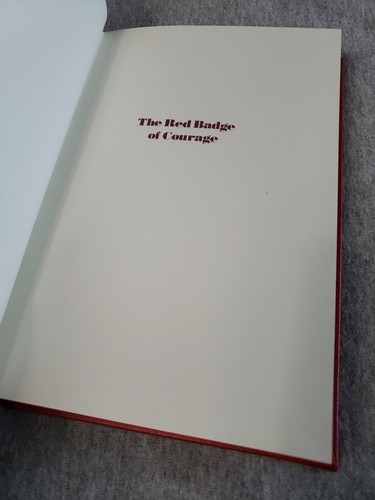The Red Badge of Courage Stephen Crane Franklin Library 1981 Civil War - Imagen 8 de 10