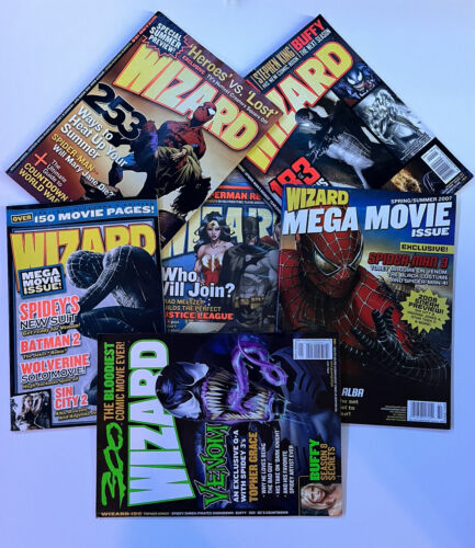 Lote de 6 revistas de cómics Wizard  - Imagen 1 de 7