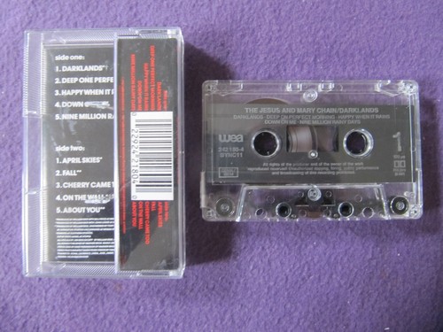 THE JESUS AND MARY CHAIN - DARKLANDS - CASSETTE TAPE - Picture 2 of 2