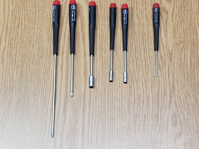 Wiha 6 Piece Nut driver and Screwdriver  Group Sold as One Lot