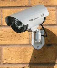 1Pc IR Bullet Fake Dummy Surveillance Security Camera CCTV Record Light US