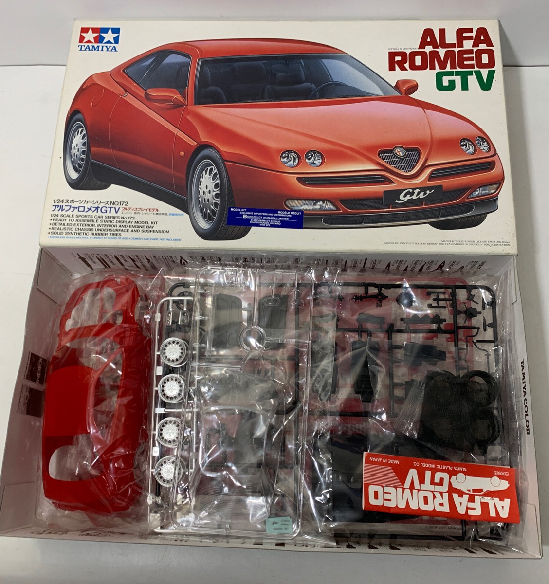タミヤ 1/24 アルファロメオ GTV 八6081新品タミヤ 1⁄24スケール