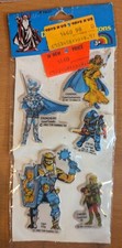 1 Set Of Dungeons  Dragons Puffy Stickers Blue Series - 1983 TSR Hobbies