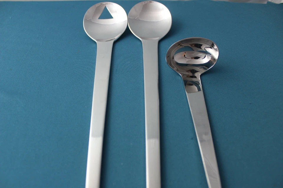 Cucharada perforada Mikasa MILLENNIUM 18/8 acero inoxidable Corea 3 piezas Foto 2 de 4