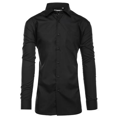 Verno Men's Classic Fashion Fit Long Sleeve Dress Shirt | eBay Verno Men's Classic Fashion Fit Long Sleeve Dress Shirt | eBay