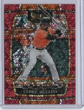 2022 Panini Select Cedric Mullins Red Disco Prizm #31 - Baltimore Orioles