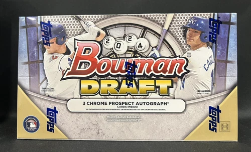 2024 Bowman Draft Baseball Jumbo Hobby Box (Find 3 Autographs per Box)