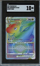 2022 Pokemon Dragonite V Star Secret Rare SGC 10