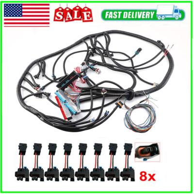 LS1 4L60E Stand Alone Harness For LS SWAP 4.8 5.3 6.0 97-06 Drive by Cable DBC